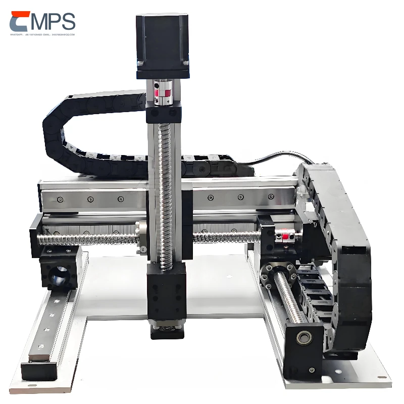 Hot Sales 50-1000mm 3-Axis Gantry Robot  Linear Stage Cartesian Robot Linear Guideway With Stepper/Servo Motor Custom Length