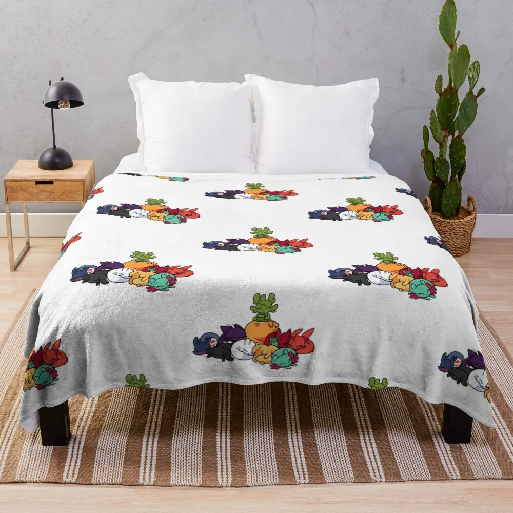 

Group Hibernation Throw Blanket Multi-Purpose Cute Plaid Blankets