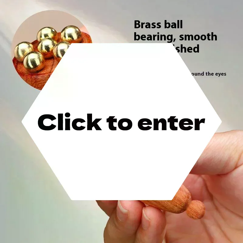 

Латунная массажная палочка для глаз лотоса, инструмент Гуа Ша для лица, ручной инструмент для релаксации глаз и точечного массажа меридианов