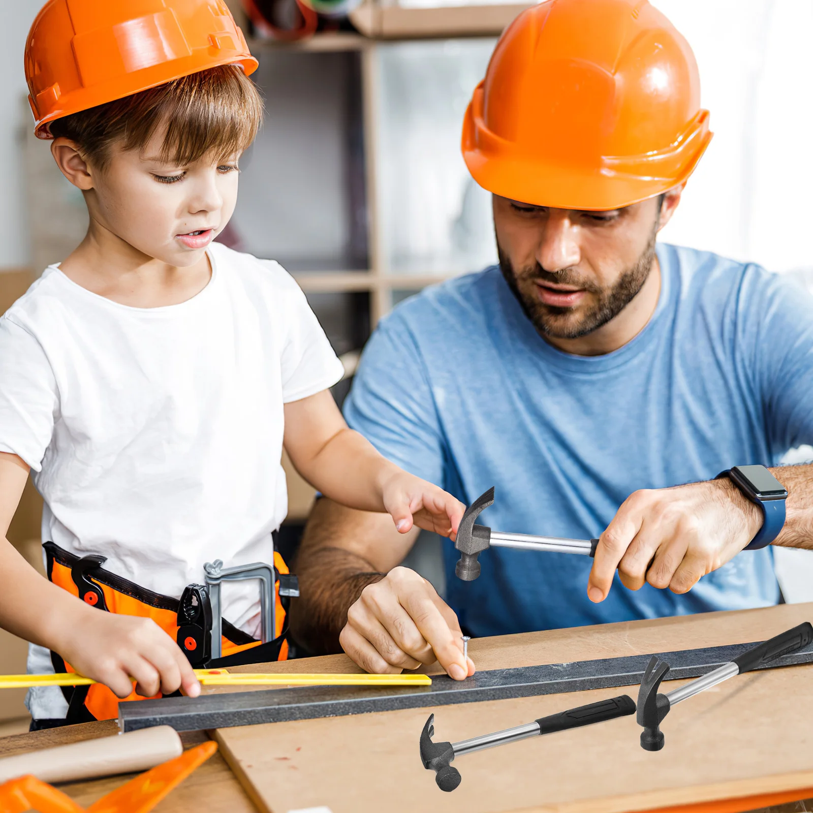 

5Pcs Small Hammer for Seamless Nails Lightweight Portable Household Hand Tools for Daily Use and Repairs Hammer