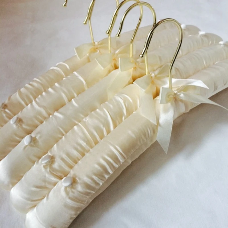 10 Pcs Non-Slip Hanger White Hangers Sweater Hangers Skirt Hangers Padded Hangers For Women Clothing Foam Coat Hanger