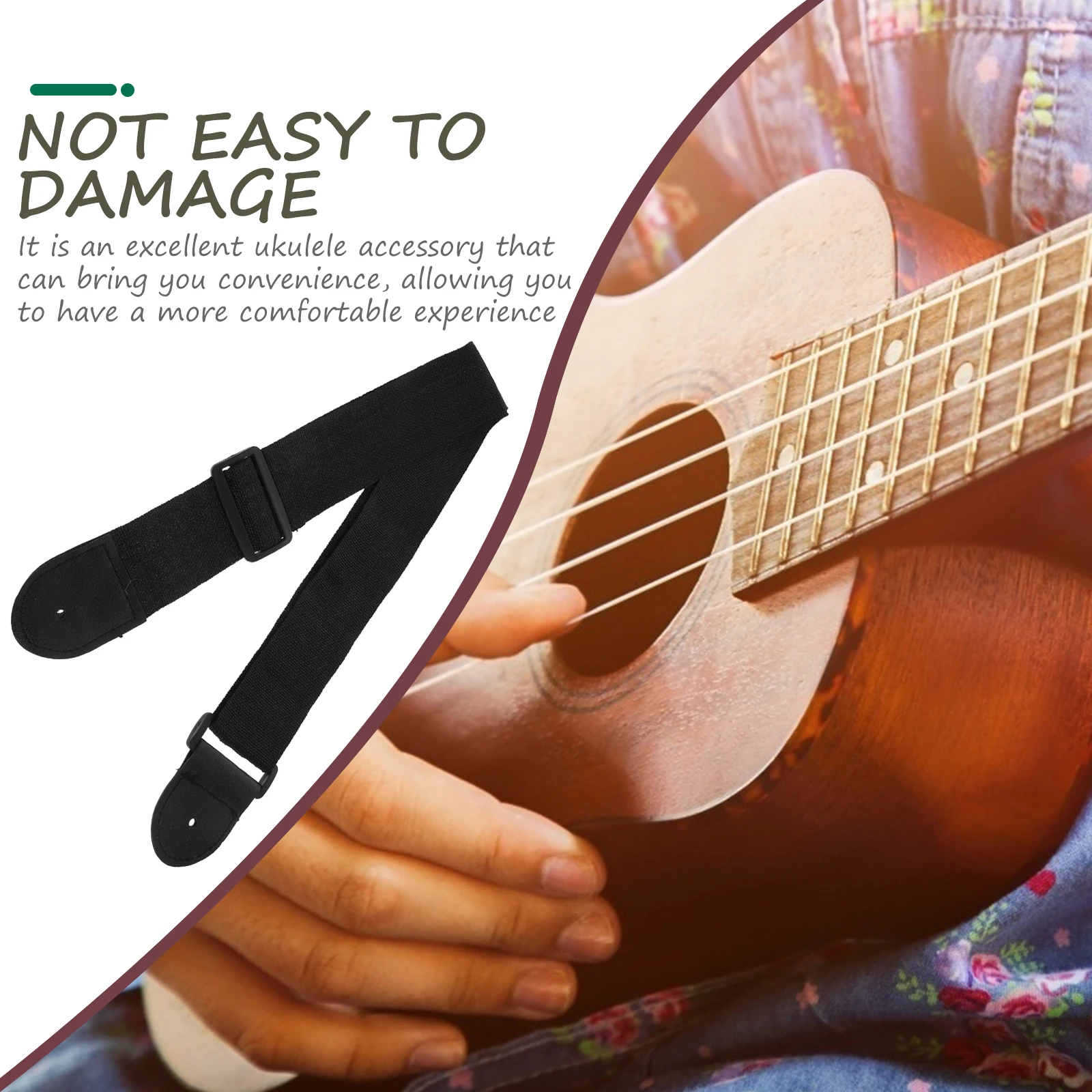 

8pcs Guitar Straps Adjustable Bass Guitar Sling Replacement Durable Comfortable Shoulder Belt For Electric Bass Instrument Strap