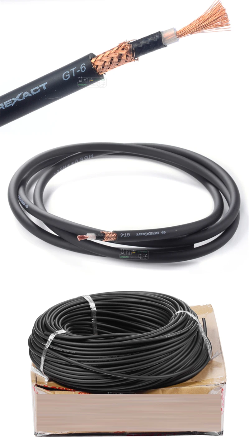 SREXACT Instrument Specific Cable GT-6 Kabel gitarowy GS6 Miedź beztlenowa Przewód sygnałowy Ultra miękki do instrumentów muzycznych 0132