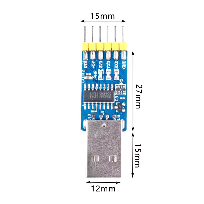 3-in-1 multi-function serial communication module CH340 USB to TTL/RS232/RS485