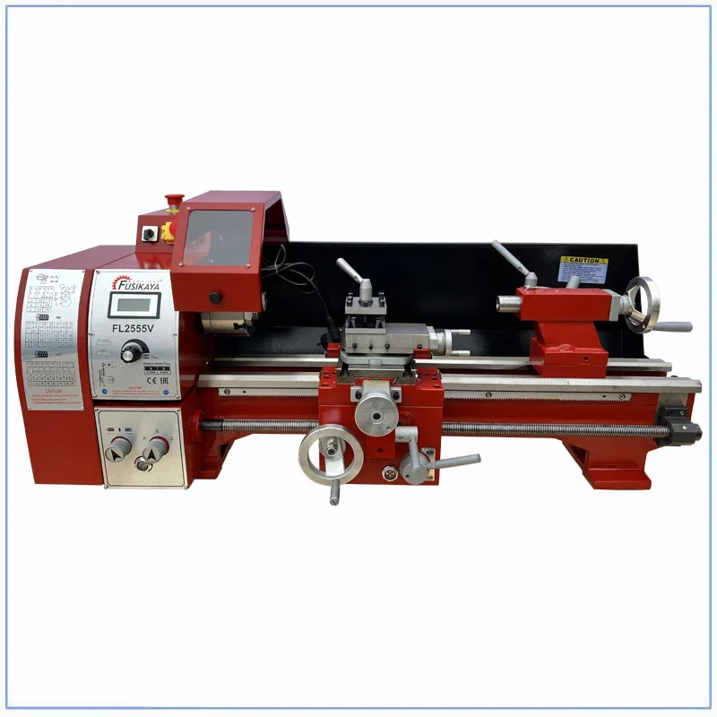 &For Metal Lathe1250W Mini Lathe Longitudinal and Cross Turninng with Auto Feed 550mm  FL2555V