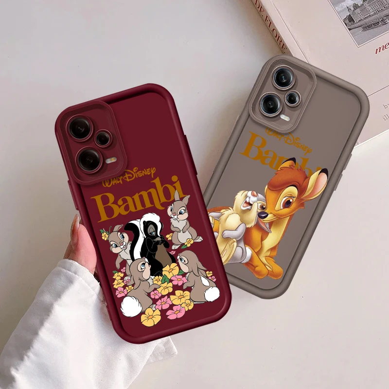 Disney Bambi Art Cute Eye Ladder For Xiaomi Redmi Note 13 12 12C 11 11S 10 10C 10A 9C 9A Pro 5G Soft Phone Case