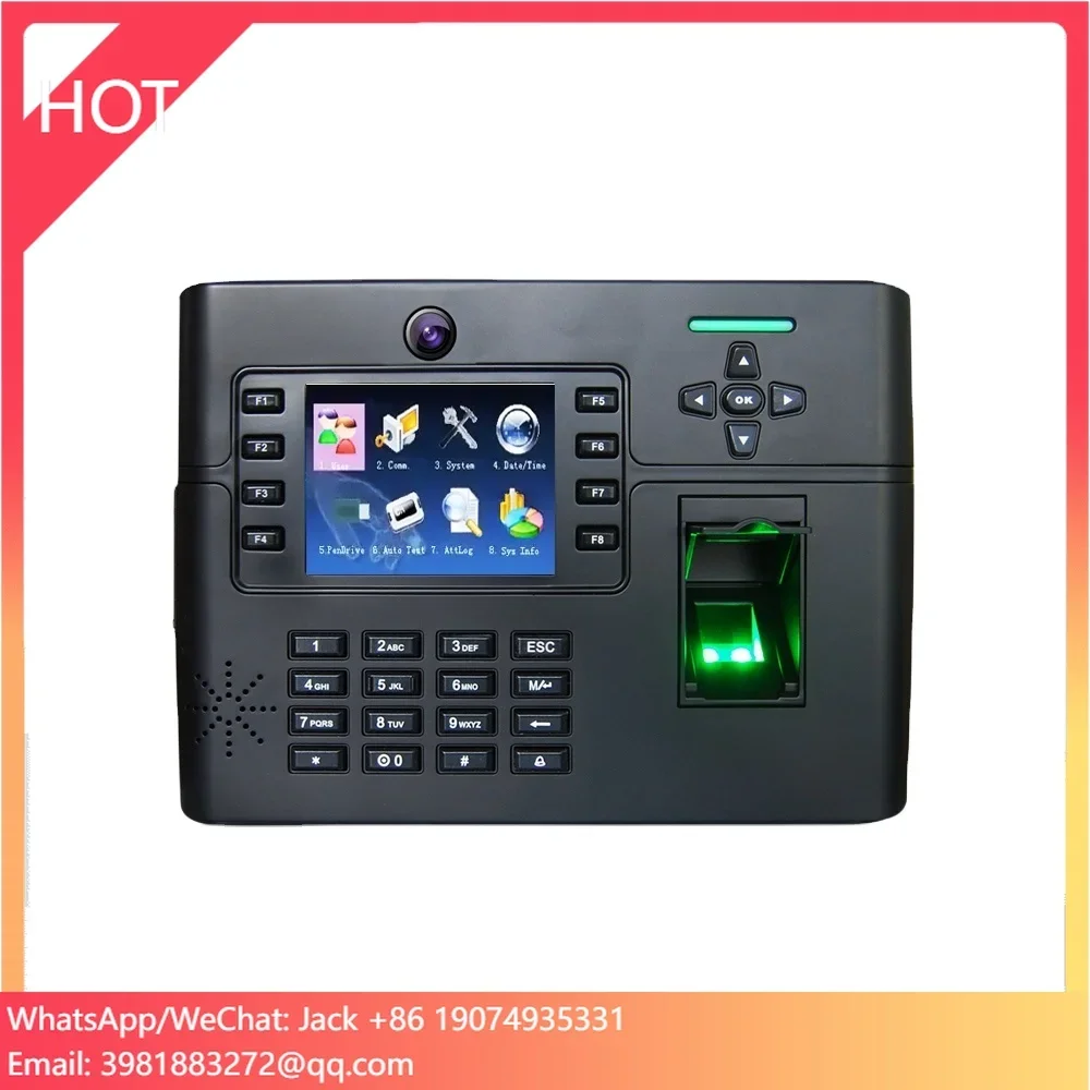 

TFT900-H ZK Biotime Software Built-in Battery 50,000 Fingerprint Access Control And Time Attendance System