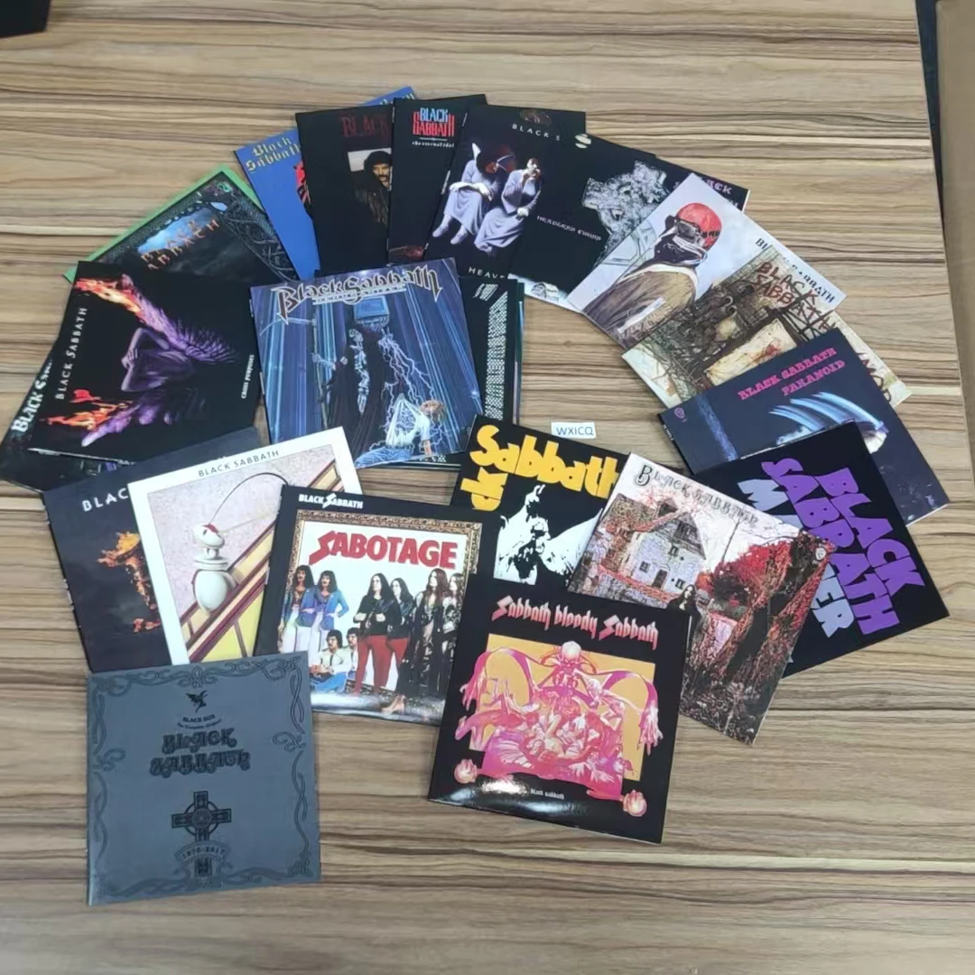 Heavy Metal Rock Ozzy Osbourne Music CD Black Box The Complete Original Album 22pcs Music Record+BD Cosplay Soundtracks Box Gift