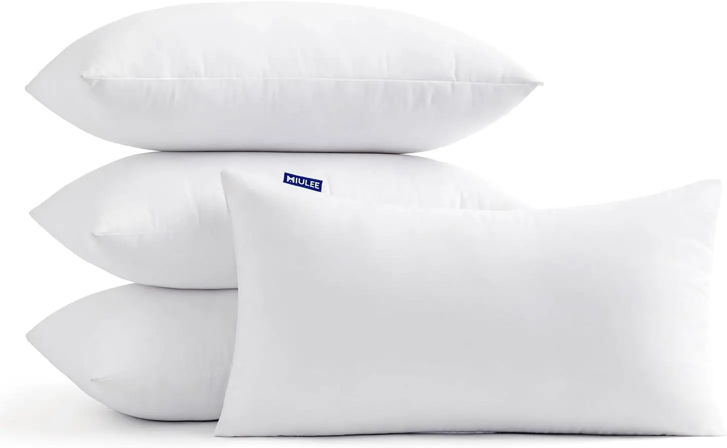 

12x20 Inch Throw Pillow Insert Set of 4, Premium Rectangle Stuffer for Decorative Cushion Bed Couch Sofa