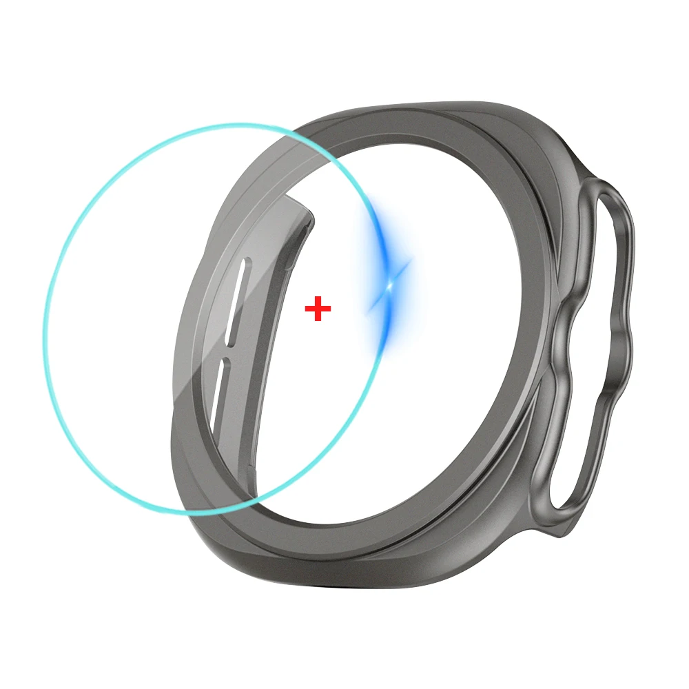Glas+Hülle für Samsung Galaxy Watch Ultra2 47mm 2026 Zubehör Harte PC-Schutzhülle für Galaxy Watch9 Ultra2 Cover+Displayschutzfolie – Detail 7