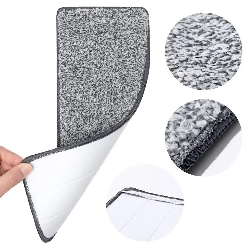 Picture 5: 3PCS Durable Microfiber Flat Mop Replacement Cloth Washable Reusable Mop Refill Removable Mop Accessories
