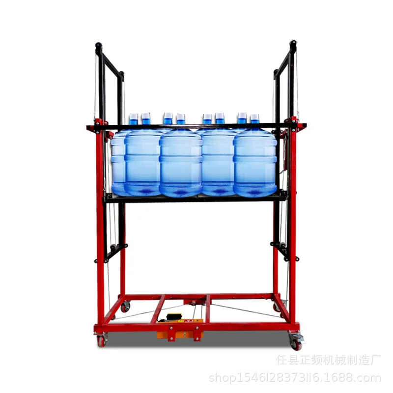 Platform Lift Perancah 3M 5M 6M Elektrik Mobile Platform Perancah Lipat Mobile