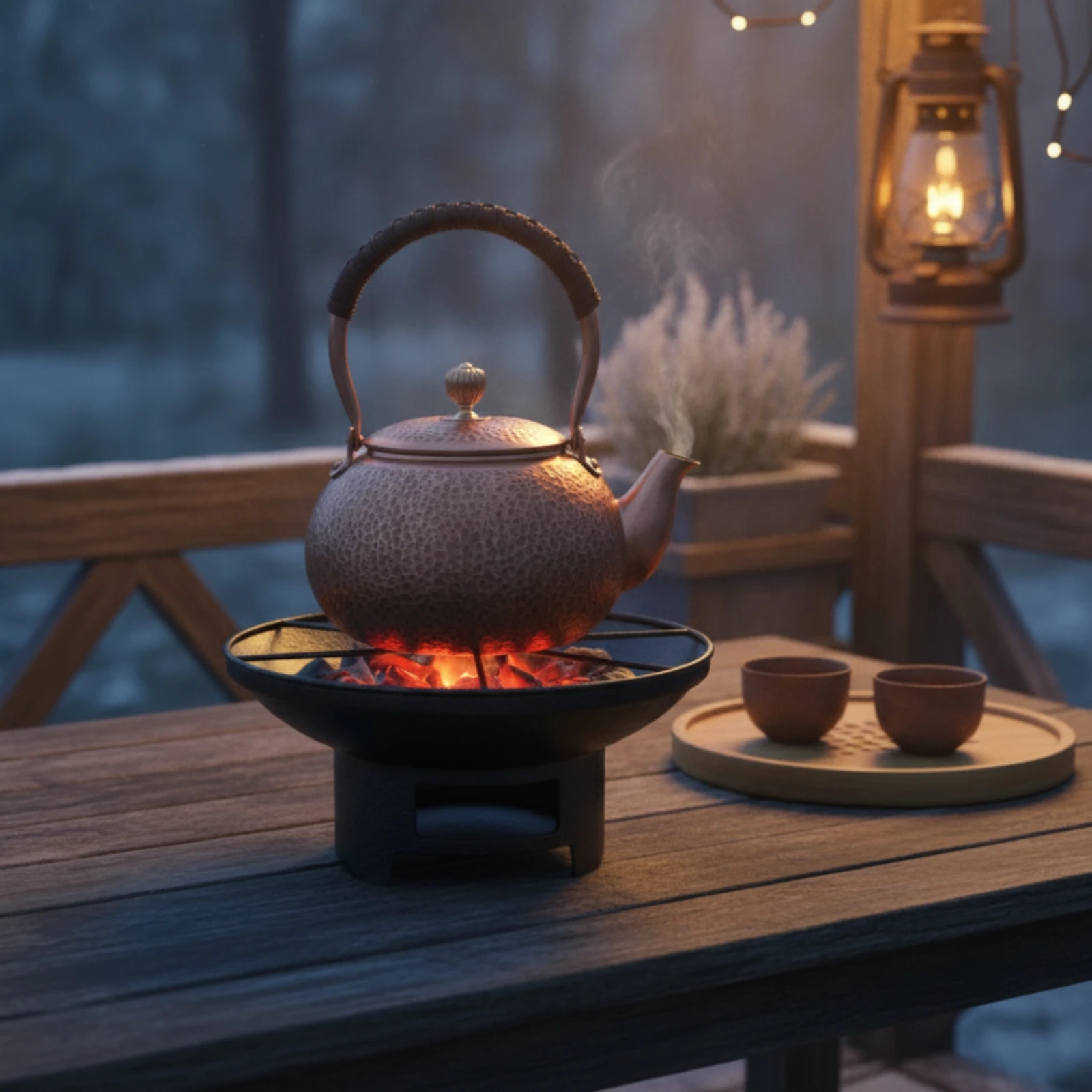 

Copper Teapot Artisanal Hammered Teapot Kettle Heat Resistant Pot Retro for Collectors
