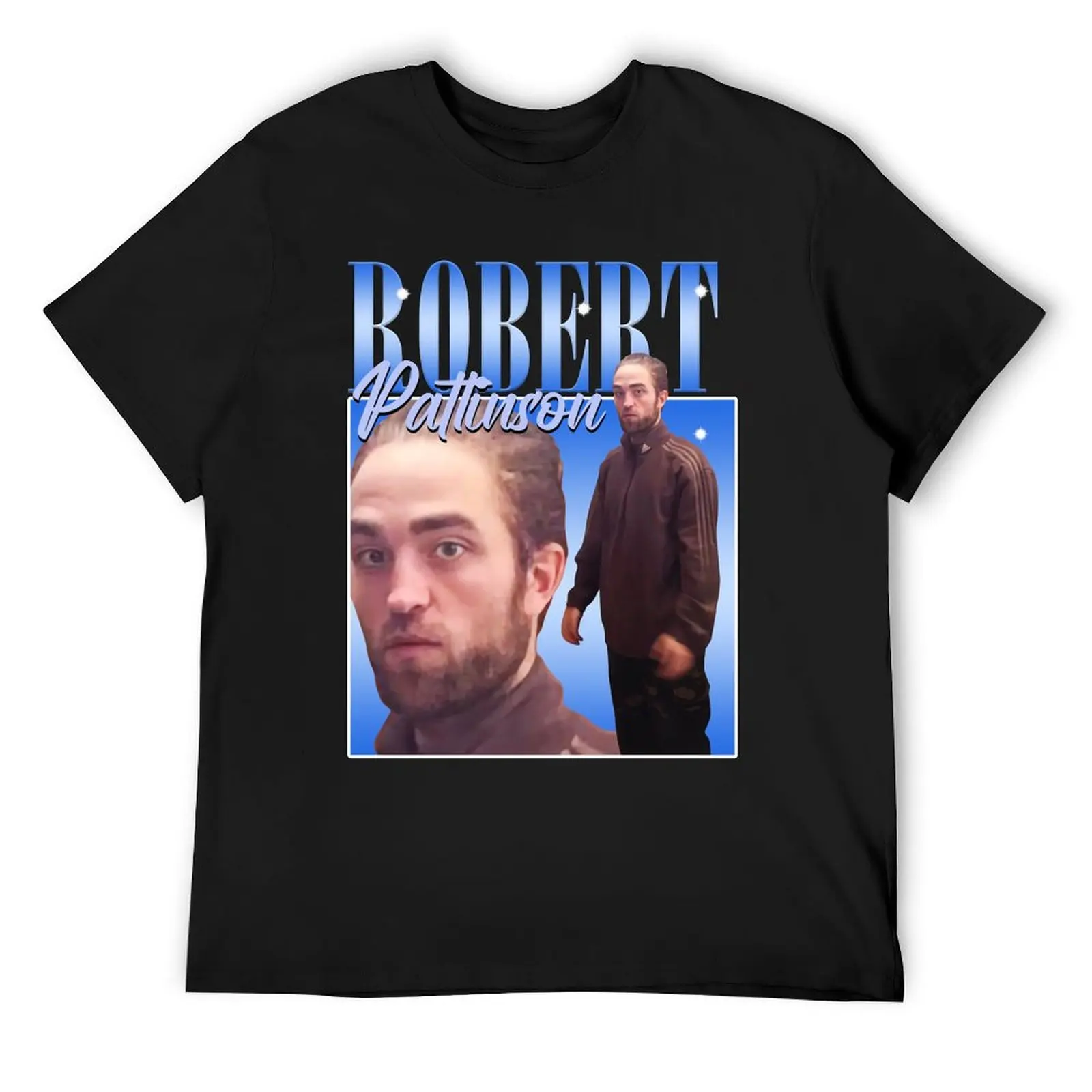 

Robert Pattinson Standing Meme T-Shirt topping rapper graphic tees mens designer clothes