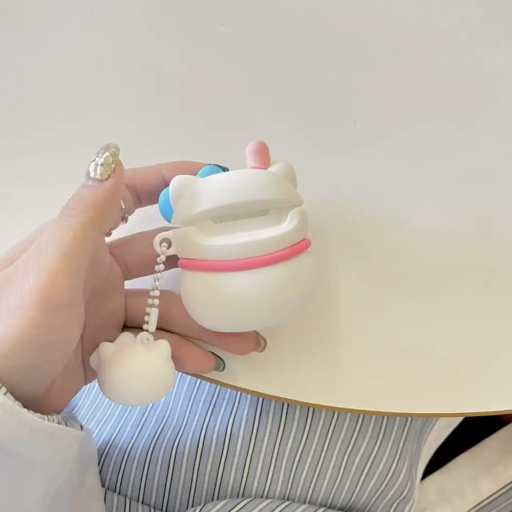 Hot Cute Cartoon Anime Role Telephone Hello Kitty Earphone Protective Case for AirPods 1 2 3 Pro 2rd Soft Silicone Protect Cover