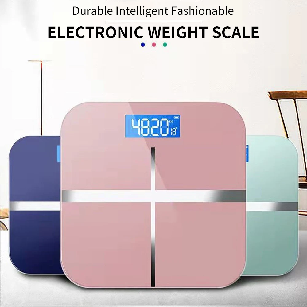 Weight Loss Weighing Device Led Display Smart Body Weight Scale Usb Charging Precision Electronic Scale for Home Office Adult