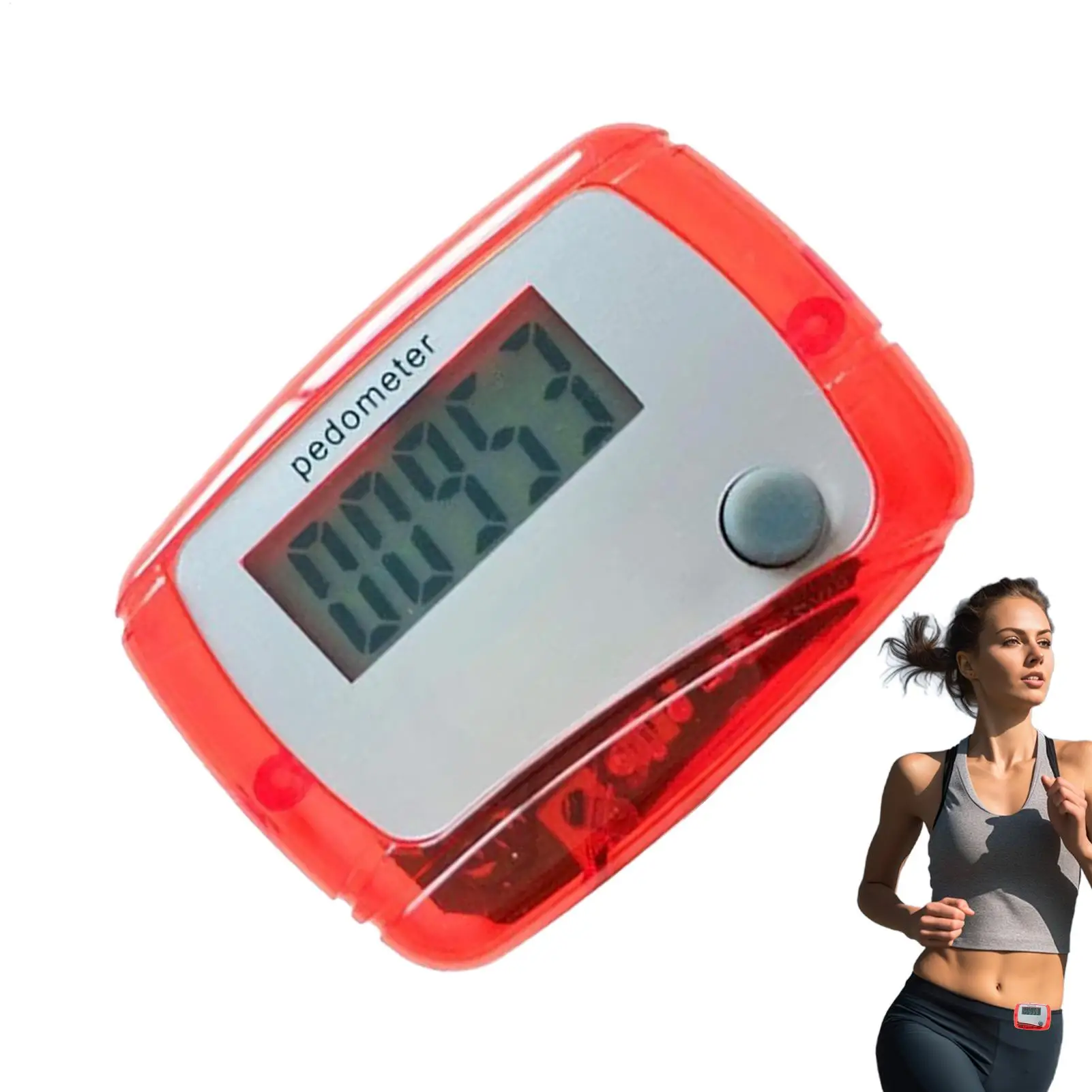 Calorie Counter Step Counter For Walking Daily Target Monitor Digital LCD Pedometer for Sports Running Training Hiking Travel