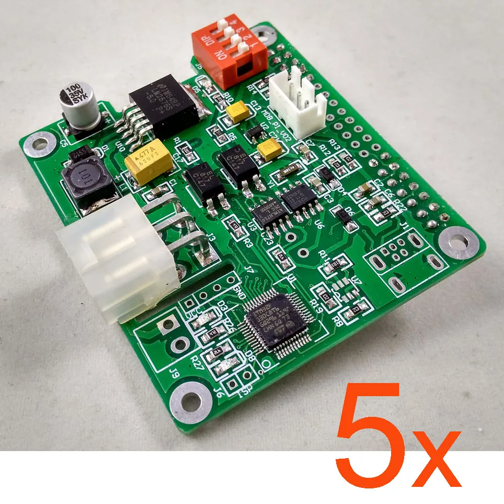 RPI-MDB Raspberry pi to vending machine MDB cashless adapter board with housing working with bill acceptor,coin validator