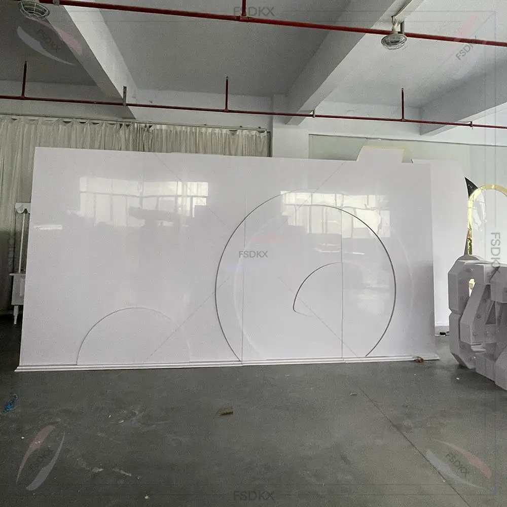 

Manufacturer Pvc Arch Board Stage Backdrop for Wedding Banquet Supplies