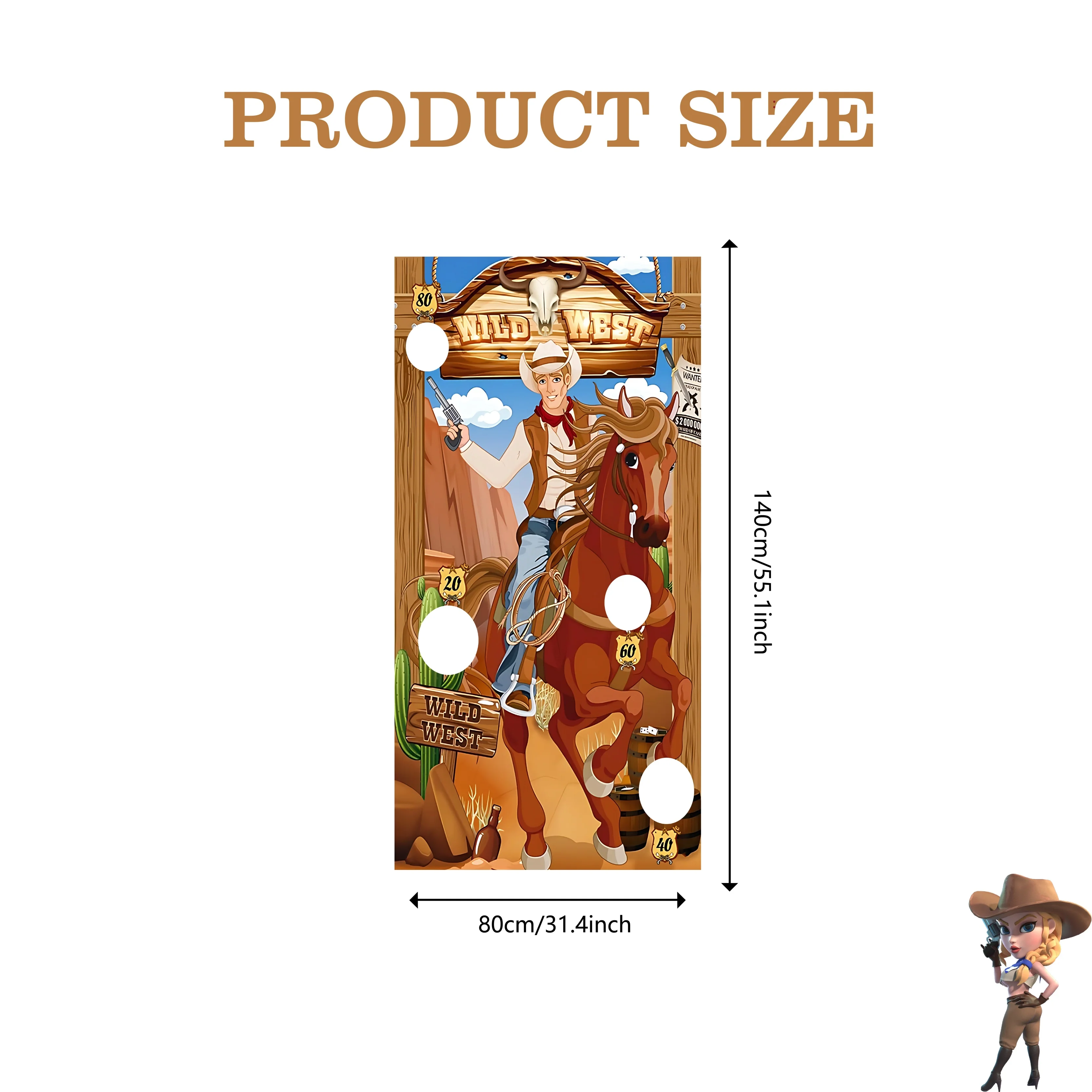 Western cowboy and horse-theme - Board Game Festival ulasan dan harga