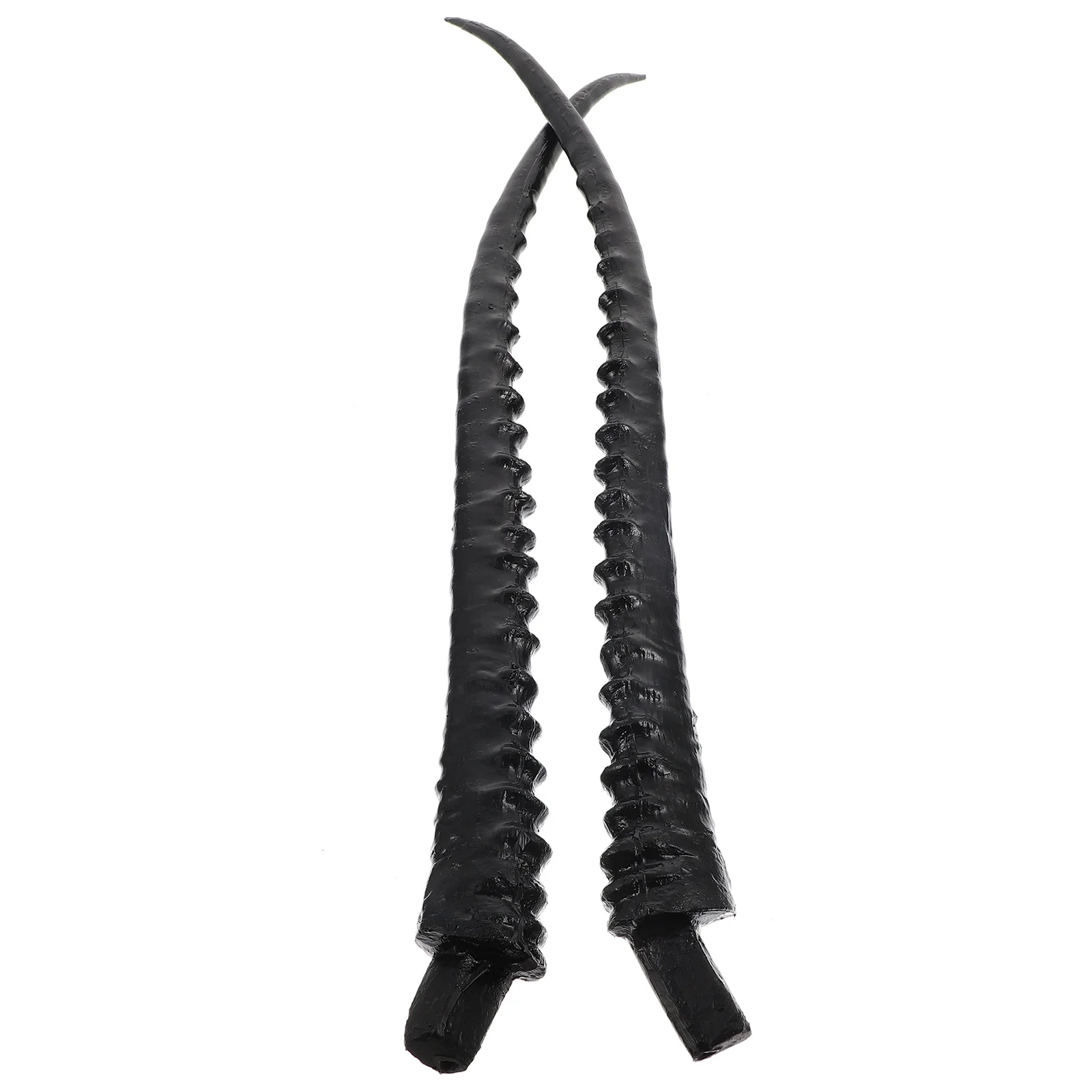 

1 Pair Diy Hair Band Charms Antelope Horn Shape Premium Plastic Craft For Women Hairpin Making Accessory Party Headdress