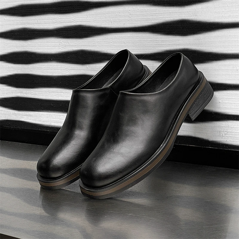 

Men Shoes Casual Shoes Round Toe Low Heel Comfortable Business British Style Gentleman Formal Men Shoes
