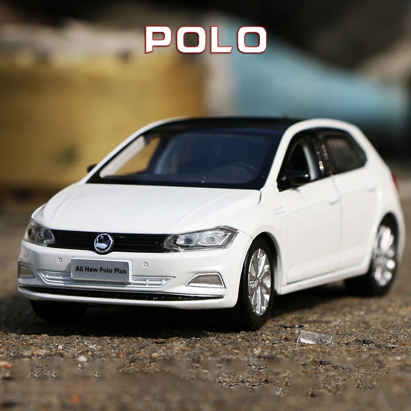 1:32 Polo Alloy Die Cast Toy Car Model Sound and Light Children\'s Toy Collectibles Birthday gift