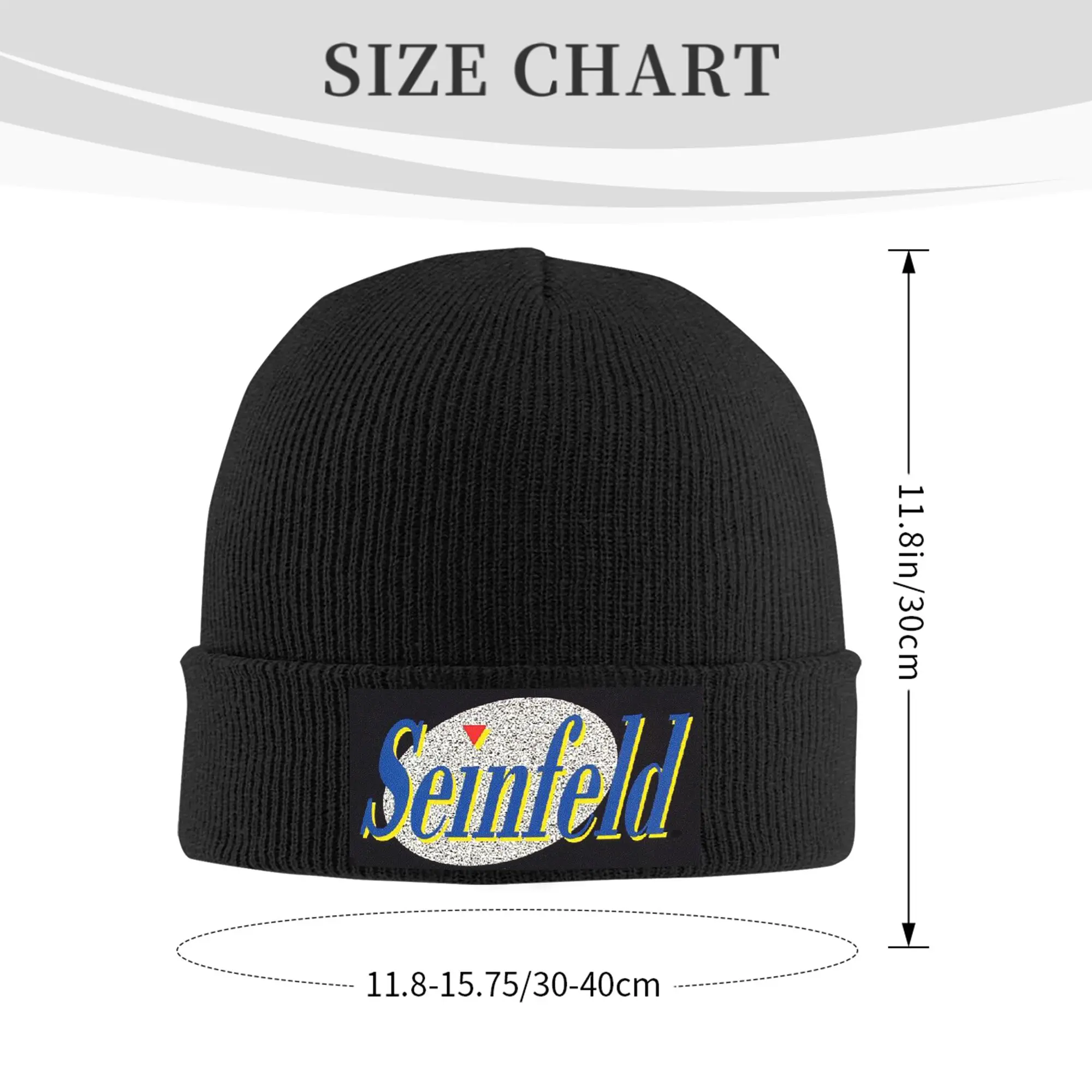 Seinfeld Logo Winter Skullies Beanies Hat Warm Autumn Knitted Hats Bonnet Caps for Women Men