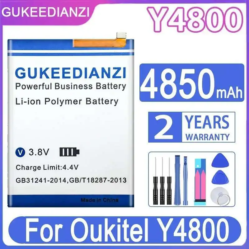 

High Compatibility 4850Mah Mobile Phone Battery For Oukitel Y4800
