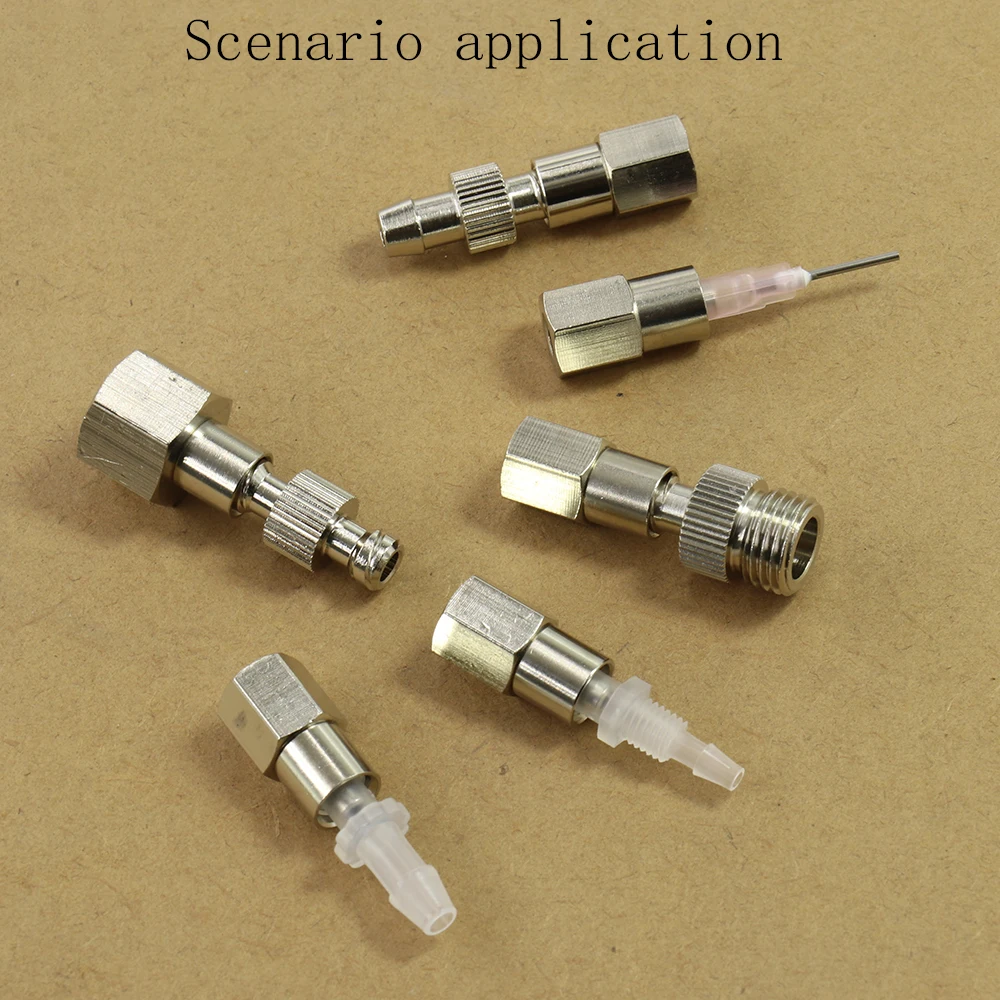 Luer-Verriegelungskopf, Abgabemaschine, Adapter, Abgabeventil, Stecker, Adapter, Fitting, Stecker, M5, M6, M8, M10, G1/8, G1/4 – Detail 4