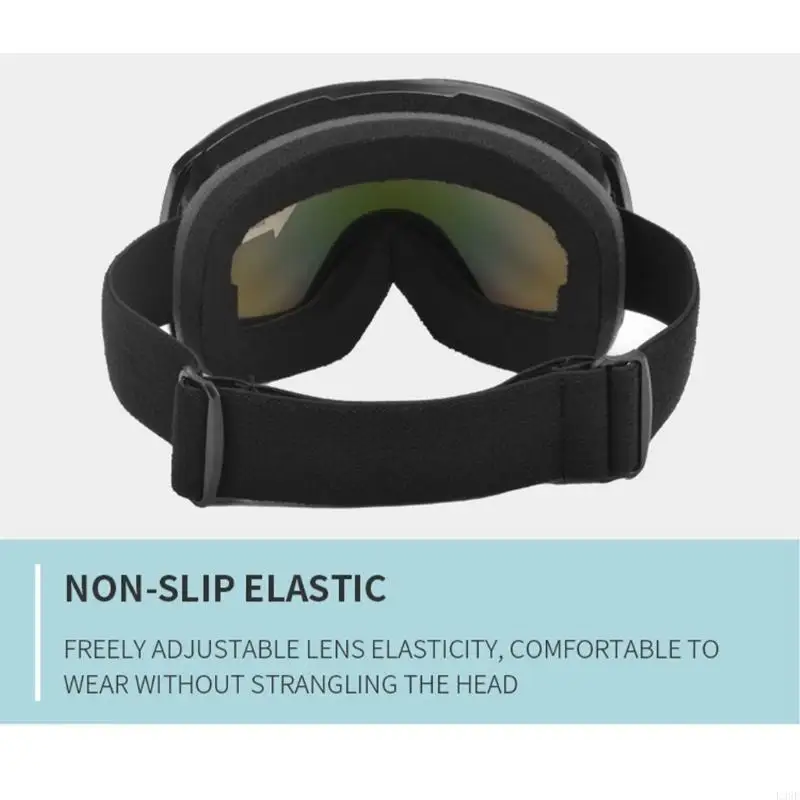 

L38f лыжные очки с двойными слоистыми объективами, устойчивые к женщинам, устойчивые к женщинам, ездя на езде на лыжах с