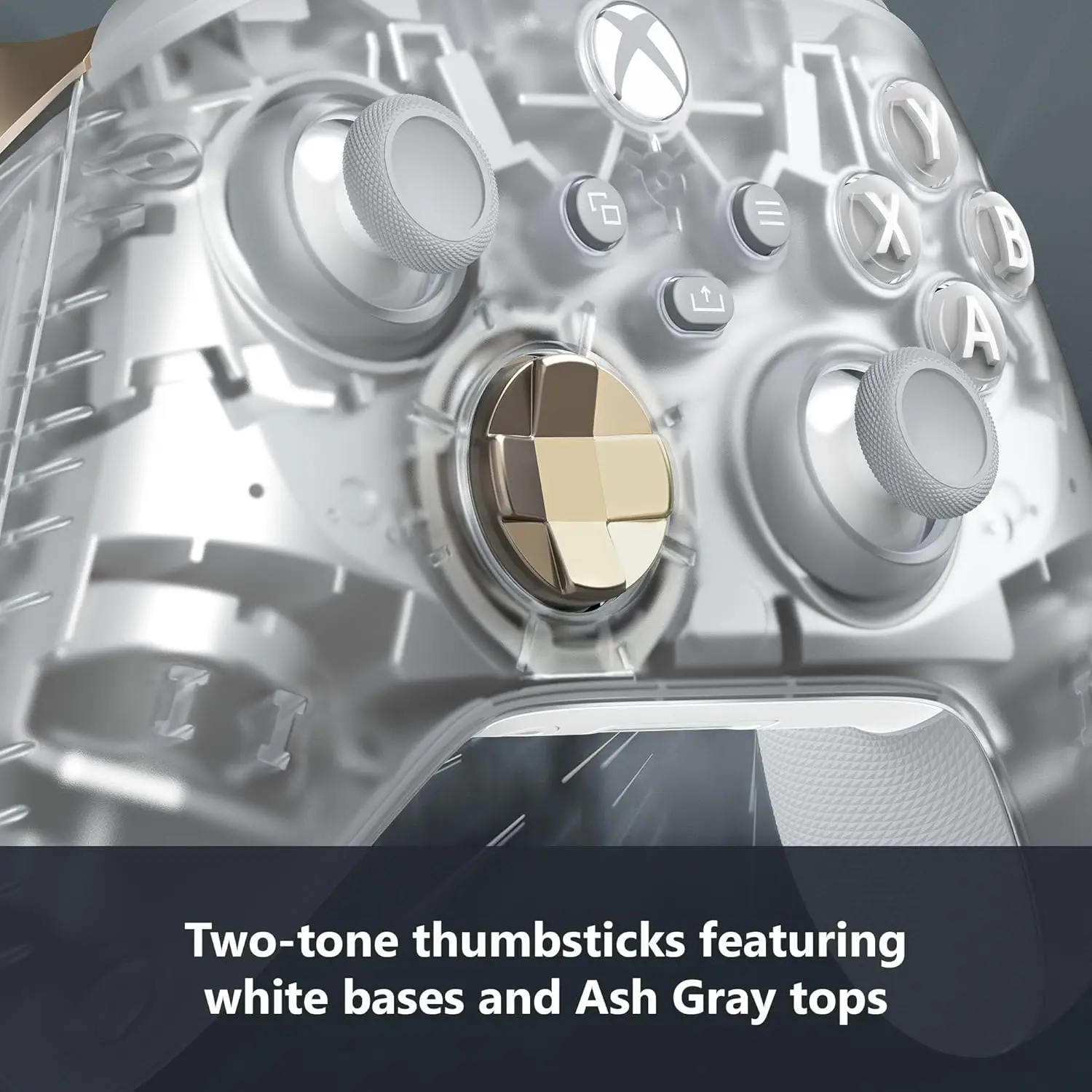 وحدة تحكم Microsoft Xbox Core الجديدة Ghost Cipher اللاسلكية الكهربائية فولت أبيض أسود لوحدة تحكم Xbox Series X S Xbox One