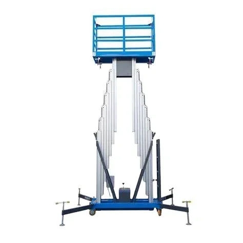 Aluminum Alloy Mast Aerial Scissor Lift High work Platform