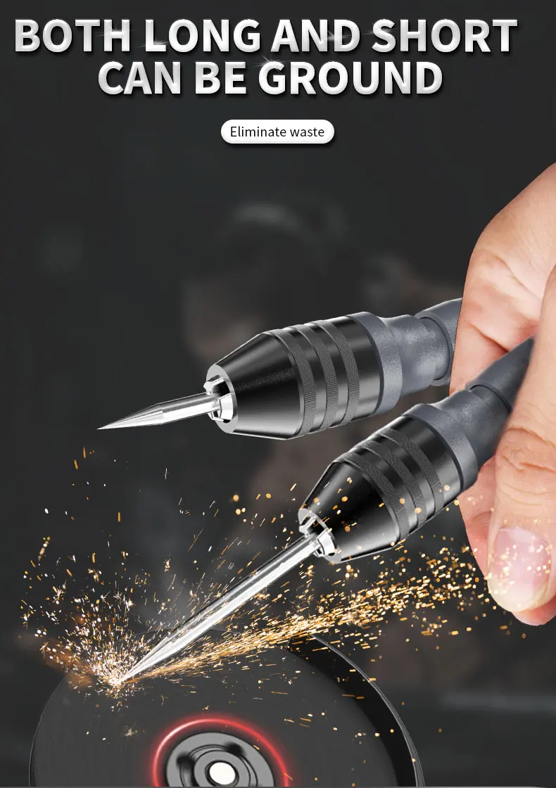 Tungsten Needle Holder Tungsten Electrode Sharpener Argon Arc Welding Tungsten Needle Grinding Clamp Max Diameter 4MM