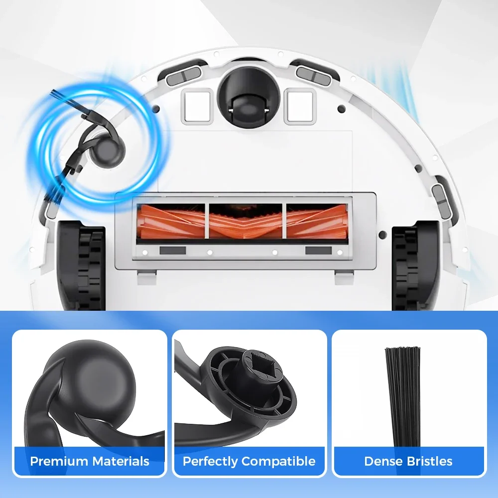 For Xiaomi S40 Pro/OV71GL / S40/OV81 Robot Vacuum Cleaner Consumables Hepa Filter Mop Cloth Main Side Brush Accessories Parts