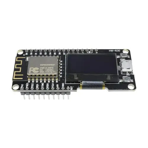 ESP8266 ESP-12F WIFI Module Wireless CP2102 Development Board 0.96 inch OLED Display with Pin for Anrduino NodeMCU WeMos