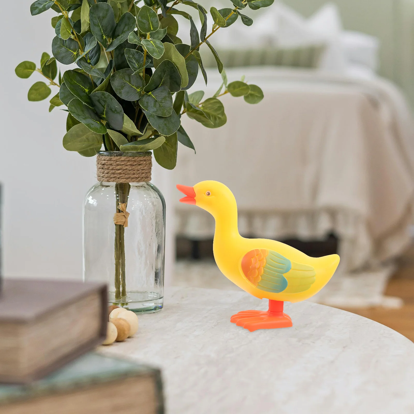 

4Pcs Clockwork Wind Up Duck Jumping Hopping Outdoor Party Favor Stocking Kids Birthday Fun Wind Up Duck Toy Toddler Toy