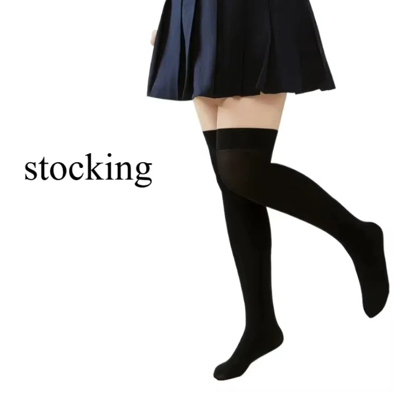 

New Large Size Stockings Women Jk Shape Legs Spring&autumn Silicone Non-slip Lengthening Thigh Socks