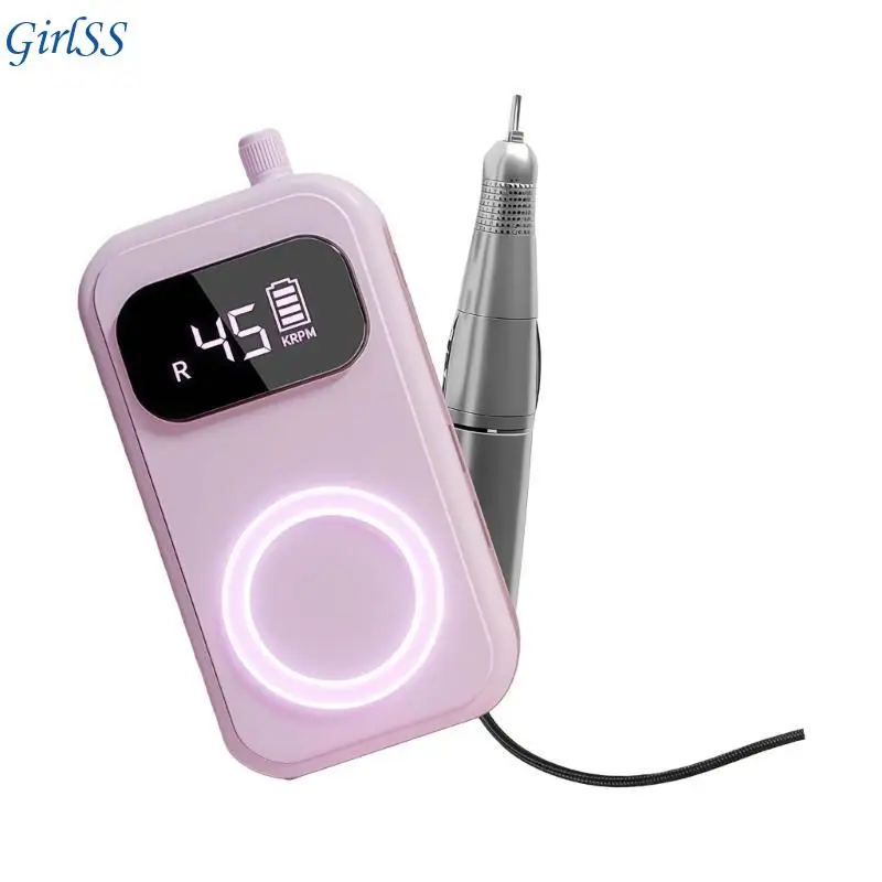 

Rapid 45000RPM Unguis Drill With Low Noise Under 45dB Minimal Defeat Three Color Breathing Light Ergonomic Grip For And T4MB