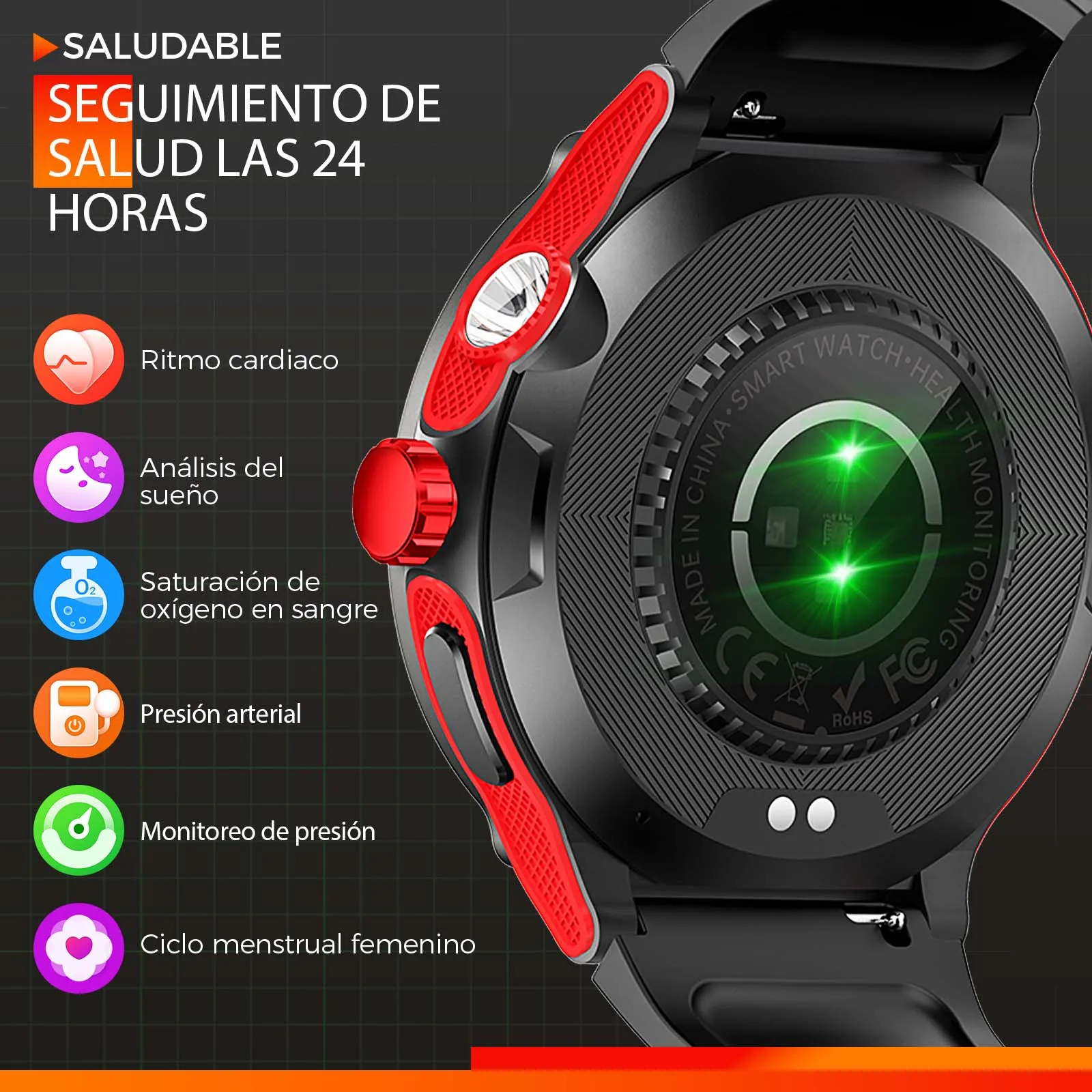 EIGIIS Smart Watch 3ATM Waterproof 1.53\