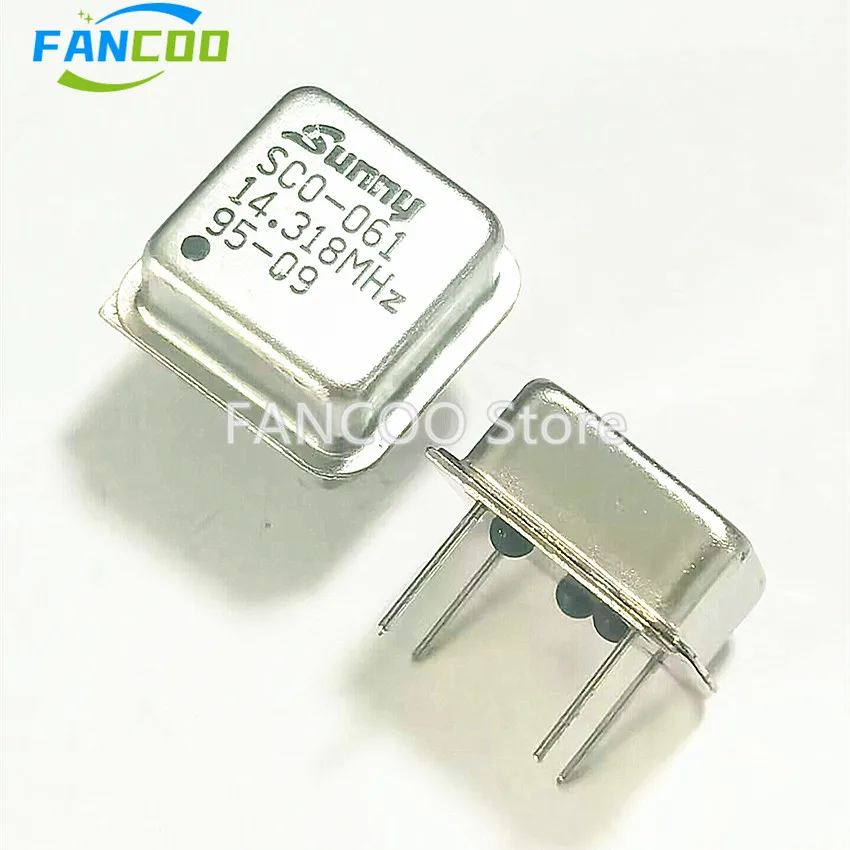 5PCS 14.318M 14.318MHZ Half Size 3.3v 5v CRYSTAL CLOCK OSCILLATOR OSC DIP-4 14.318
