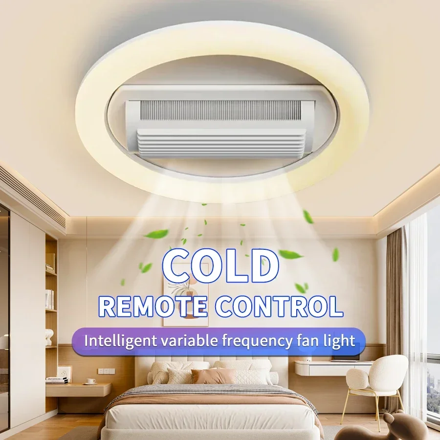 

Modern LED Ceiling Fan with Remote Control, 6-speed Timer, Suitable for Attic or Bedroom Living Room Indoor Lighting Design 220V