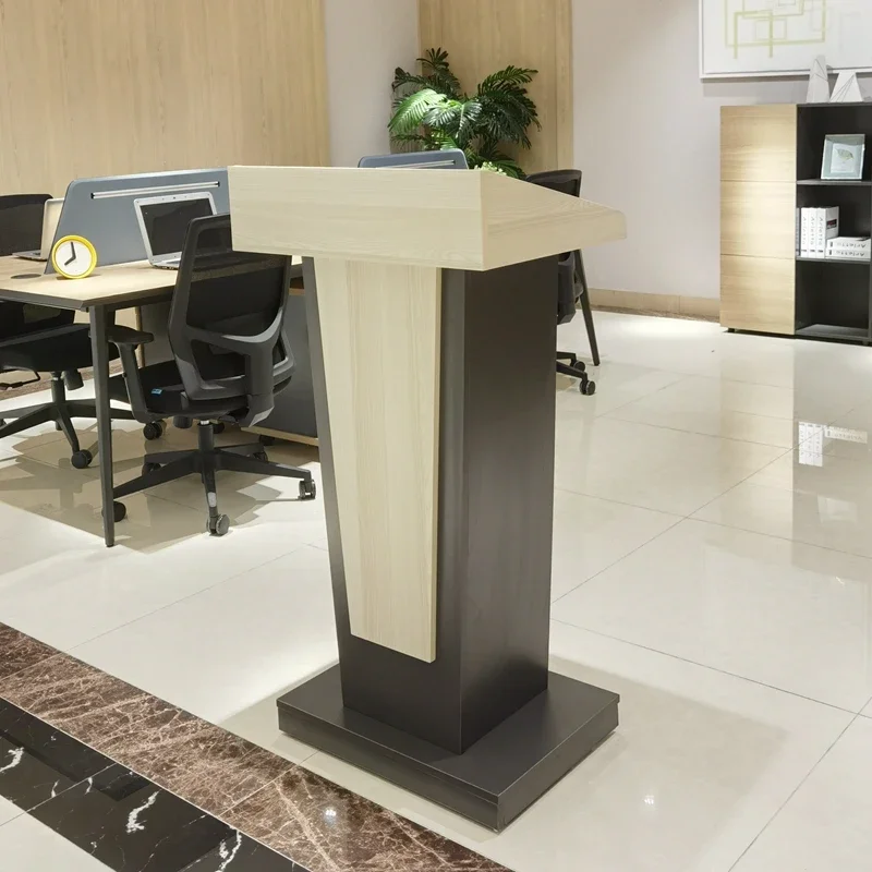 Small Office Front Desk Reception Desk Lecture Desk Catering Welcome Desks Sales Department Master of Ceremonies Movable Chair