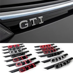 1PCS 3D ABS GTI GTD Emblem Car Hood Front Grille Badge Decoration Auto Modification Accessories for Volkswagen VW Golf 8 MK8