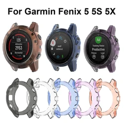 Soft Clear TPU Protector Case For Garmin Fenix 5 5S 5X Protection Cover Shell for Garmin Fenix 5/5S/5X Plus