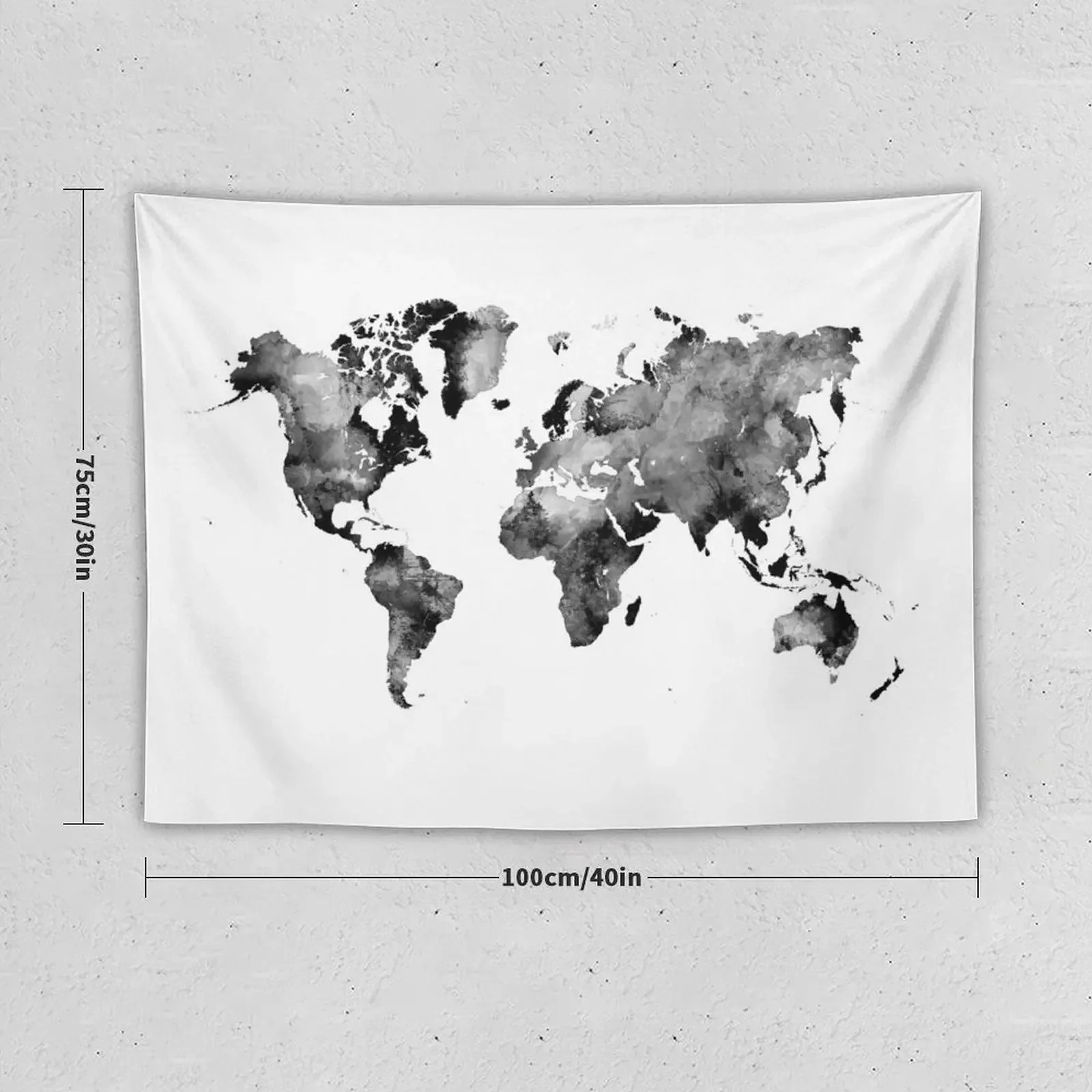 map black and white #map #world Tapestry Wall Carpet Home Decorations Aesthetic Wallpaper Decor For Room Tapestry