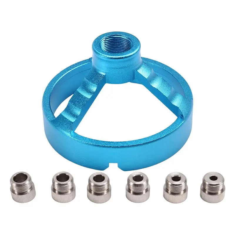 

AT21-90 Degree Drill Guide 5/6/7/8/9/10Mm Drill Bit Hole Puncher Locator Jig Hinged Hole Opener Woodworking Tools