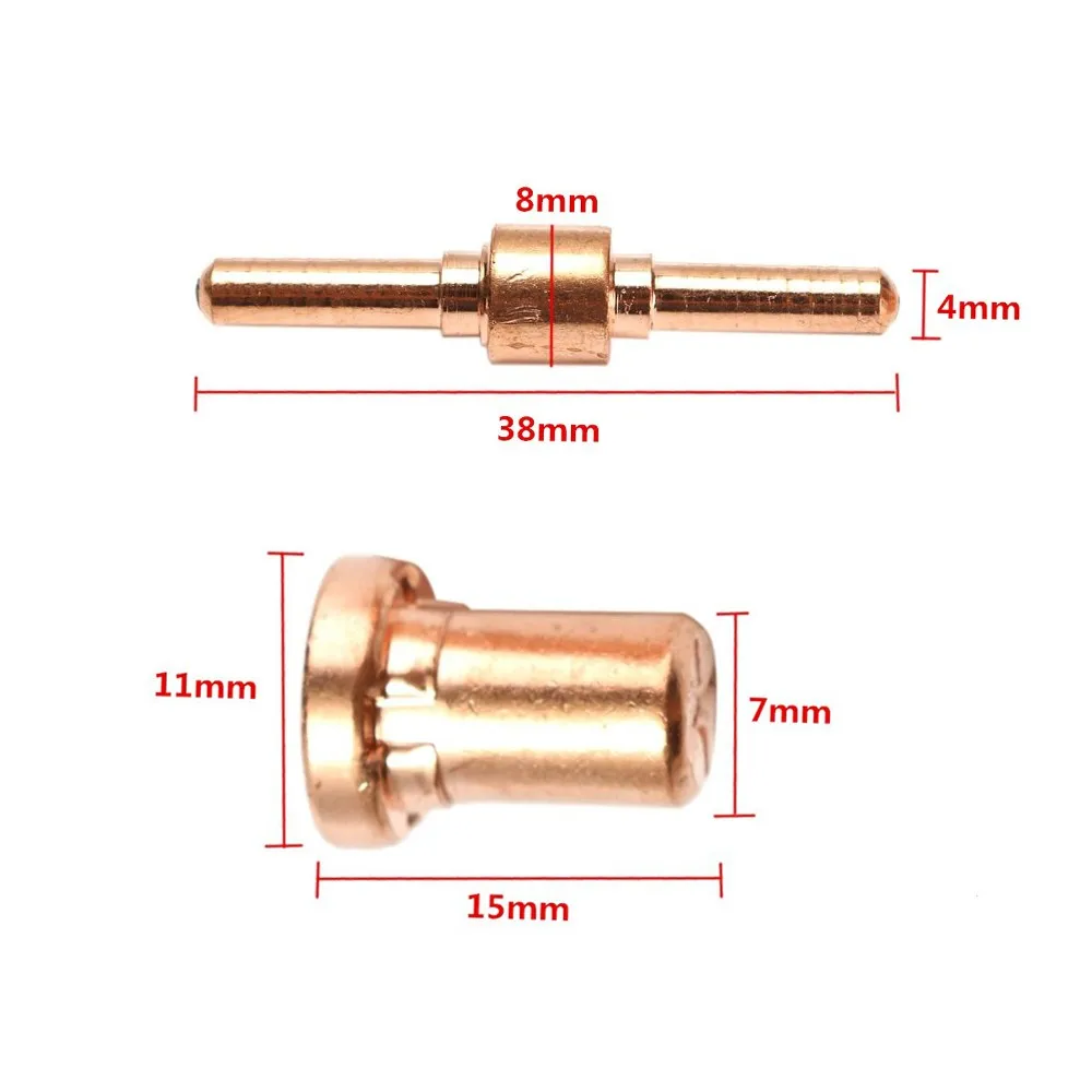 10 pz PT-31 allungato taglio al Plasma consumabile elettrodo testa ugello elettrodo ugello materiali di saldatura ugello