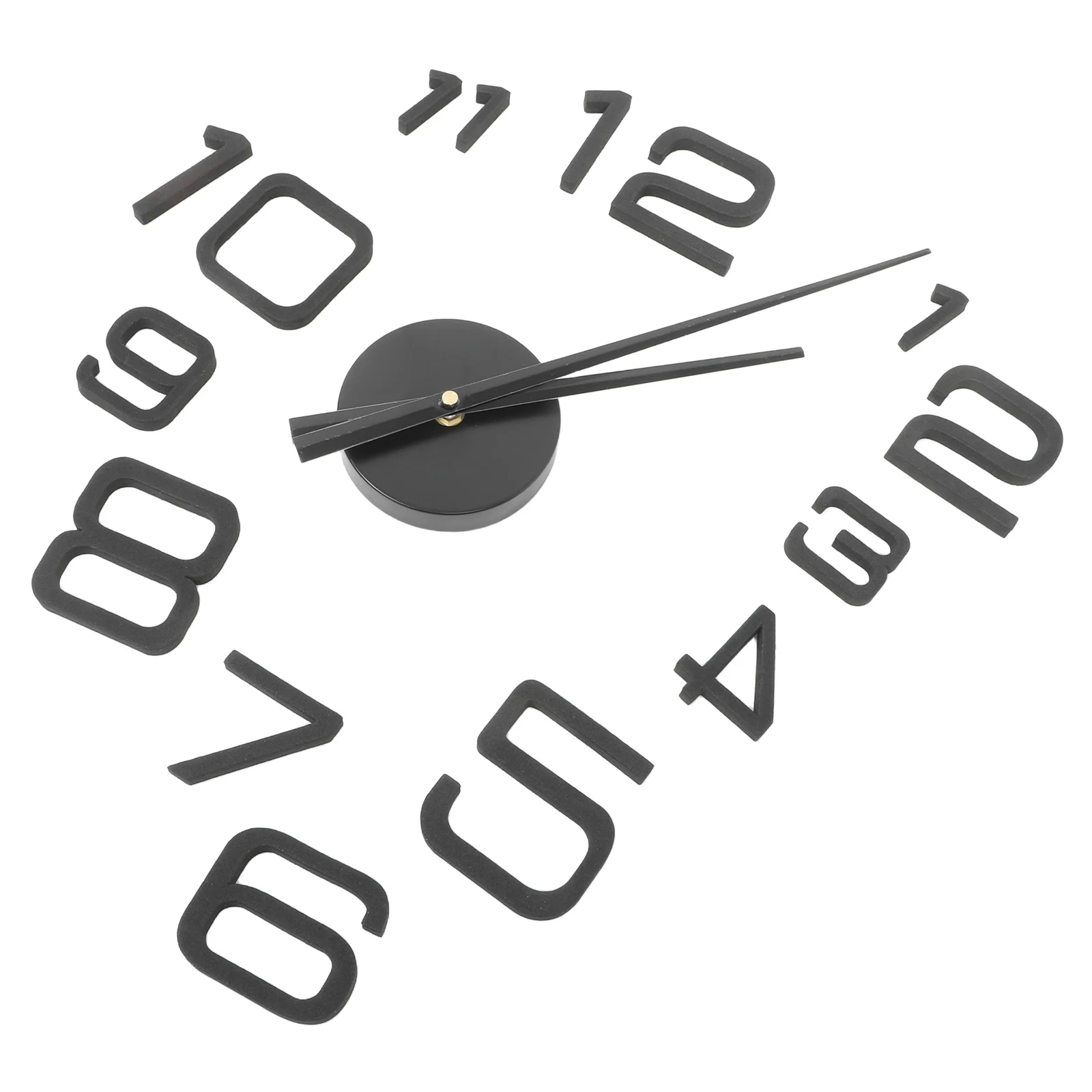 

Wall Clock Alarm Number Simple Living Room Kitchen Decorations Acrylic Frameless