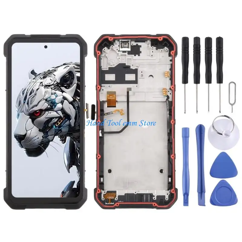 H37F High Resolution LCD Touch Screens Assembly Not Fall Defense Sensitive Touch Panel Replacement for Unihertz Tanks 2